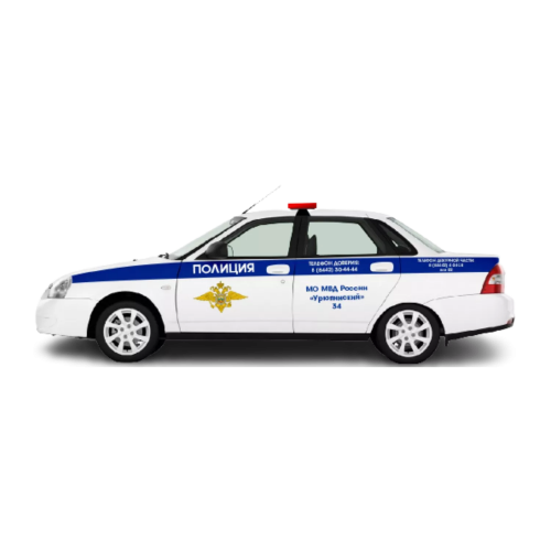 Муляж машины ДПС боковой в Вологде